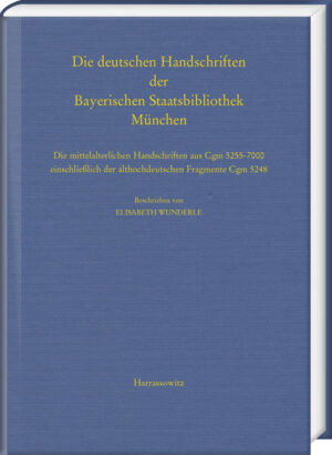 Die deutschen Handschriften der Bayerischen Staatsbibliothek München | Bundesamt für magische Wesen