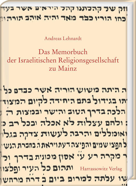 Memorbücher überliefern Gedenkbitten für die Seelen namentlich genannter Verstorbener einer jüdischen Gemeinde, meist verbunden mit kurzen Nachrufen und Segenswünschen. Der Brauch dieses ritualisierten Seelengedenkens im Gottesdienst ist seit dem Mittelalter belegt, doch sind Handschriften von Memorbüchern erst aus der Neuzeit in größerer Zahl erhalten. Das Memorbuches der Mitte des 19. Jahrhunderts in Mainz gegründeten Israelitischen Religionsgesellschaft, die als separate Teilgemeinde der jüdischen Gemeinde Mainz bis 1938 existierte und nach Auffassung ihrer Mitglieder das gesetzestreue (orthodoxe) Judentum vertrat, wurde bewusst als Fortsetzung des älteren sogenannten Nürnberger Memorbuchs, welches sich ebenfalls im Besitz dieser Gemeinde befand, angelegt. Nach dem Zweiten Weltkrieg wurde das Manuskript nach Israel gebracht, wo es heute in den Central Archives for the History of the Jewish People aufbewahrt wird. Andreas Lehnardt legt in seinem Band die erste deutsche Übersetzung dieses Memorbuches vor. Die gut erhaltene Handschrift stellt ein einzigartiges Dokument der jüdischen Orthodoxie im 19. Jahrhundert in Deutschland dar. Sie überliefert zahlreiche Informationen zur jüdischen Geschichte von Mainz und darüber hinaus. Vermutlich handelt es sich um eines der letzten Werke dieser Art aus Deutschland, die bis kurz vor dem Auslöschen der Gemeinde regelmäßig verlesen wurde. Der Band ist mit einer ausführlichen Einleitung versehen und wird durch mehrere Register der Namen, Institutionen und zitierten Quellen der jüdischen Traditionsliteratur erschlossen.