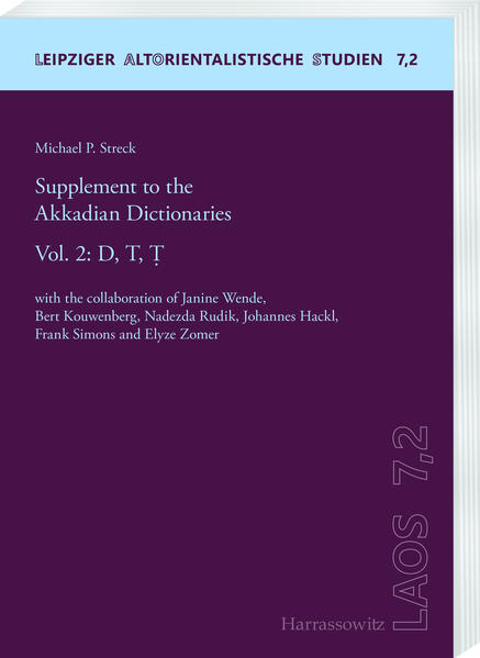 Supplement to the Akkadian Dictionaries | Michael P. Streck