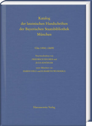 Katalog der lateinischen Handschriften der Bayerischen Staatsbibliothek München. Die Handschriften von St. Emmeram in Regensburg | Bundesamt für magische Wesen