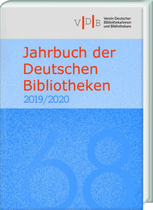 Jahrbuch der Deutschen Bibliotheken 68 (2019/2020) |
