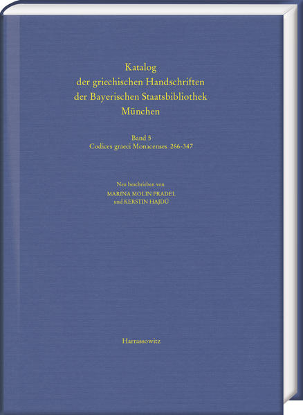 Katalog der griechischen Handschriften der Bayerischen Staatsbibliothek München | Bundesamt für magische Wesen