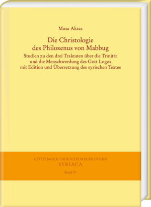 Philoxenus von Mabbug (gest. 523) ist einer der wichtigsten Theologen der syrisch-orthodoxen Kirche und gilt als der Dogmatiker in der syrisch-orthodoxen Tradition schlechthin. Musa Aktas präsentiert in seiner Studie sowohl Informationen zur Biographie des Philoxenus als auch eine Werkübersicht und bestimmt dabei den Platz, den die als sein Hauptwerk geltende Schrift Drei Traktate über die Trinität und die Menschwerdung des Gott Logos darin einnimmt, grundlegend neu. Mit der ersten vollständigen Übersetzung der „drei Traktate“ ins Deutsche werden die Geschlossenheit und der Reichtum der Gedanken des Philoxenus für deutsche Leser zugänglich gemacht. Beigegeben ist der syrische Text, den Aktas an zahlreichen Stellen gegenüber der Edition von 1907 verbessert hat. Aktas analysiert ihren christologischen Gehalt durch den Vergleich mit anderen Schriften des Philoxenus und zeigt, dass seine Christologie in der Schriftauslegung verwurzelt ist, während christologische Schlüsselbegriffe, anders als früher angenommen, keine entscheidende Rolle für das Verständnis seiner Denkentwicklungen spielen. Philoxenus befragt zwar zentrale Begriffe auf ihre Tragfähigkeit, sein Anliegen ist jedoch nicht primär die Durchsetzung einer sprachlich fixierten Definition der Einheit des Subjektes in Christus. Vielmehr zeigt sich Philoxenus als Seelsorger darum besorgt, dass der Inhalt dessen, was das Geheimnis der Menschwerdung Gottes ist, verwässern und in seiner Tiefe nicht verstanden werden könnte.