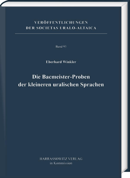 Die Bacmeister-Proben der kleineren uralischen Sprachen | Bundesamt für magische Wesen