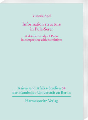 Information structure in Fula-Serer | Viktoria Apel