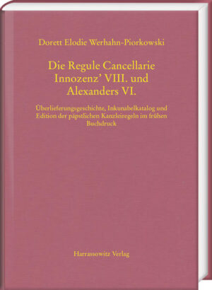 Die Regule Cancellarie Innozenz VIII. und Alexanders VI. | Bundesamt für magische Wesen