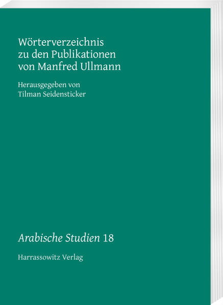 Manfred Ullmann (geb. 1931) hat von 1970 bis 1997 an der Universität Tübingen als Professor für Arabistik gewirkt und seine Publikationstätigkeit nach dem Eintritt in den Ruhestand fast ein Vierteljahrhundert lang fortgeführt. Ullmanns Arbeiten zum Klassischen Arabisch sind auf der Grundlage außerordentlichen Materialreichtums entstanden. Das philologische Material hat er mit großer Hellsicht durchdrungen und der Fachwelt in zahllosen Arbeiten vorgelegt. In seinen Monographien, Aufsätzen und Rezensionen werden zudem zahlreiche schwierige und seltene Wörter erklärt, die nicht unmittelbar zur jeweiligen Thematik gehören. Da diese Begriffe nur in Anmerkungen und Exkursen erscheinen, sind sie nicht leicht aufzufinden. Das Wörterverzeichnis zu den Publikationen von Manfred Ullmann schafft nun Abhilfe. Das lexikographische Material wird in alphabetischer Anordnung dargeboten, Versalien und Nummern stellen den Bezug zu den im beigegebenen Schriftenverzeichnis aufgeführten Publikationen her. Damit wird der Arabistik ein umfassendes Wörterverzeichnis zur Verfügung gestellt, das Ullmanns Wörterbuch der Klassischen Arabischen Sprache und den dort enthaltenen Index signifikanter Wörter substantiell ergänzt.