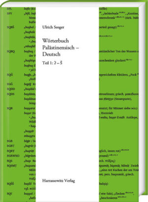 Wörterbuch Palästinensisch  Deutsch | La??fe Abu l-?Asal, Ulrich Seeger, Ta?s?n ?Al?wnih, R?mi il-?Arabi