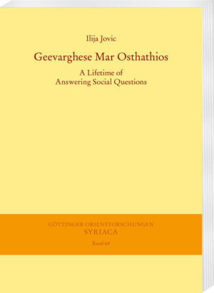 Geevarghese Mar Osthathios (1918-2012) was a South Indian Orthodox theologian whose theological reflections are a unique combination of Protestant principles and Orthodox ethos. His life and work contextually occupy a significant place in the development of the Malankara Orthodox Syriac Church. In addition, his preoccupation with missionary work in Indian conditions has been intertwined with ecumenical currents of the second half of the 20th century. The central expression of his theology lies in the Trinity as for him Trinity has relational implications on socio­-political level, its relevance and the applicability as a critique of societal systems of governing. Therefore, the book by Ilija Jovic deals with the focal points of his Trinitarian theology, missiological as well as ecumenical perspectives and their social consequences. Moreover, by determining and critically examining Mar Osthathios argumentation that structuring of society should be based on the model of the Trinity, Jovic’s study takes precedent in giving concern to social challenges within the Oriental Orthodox Theology.