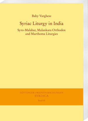About four million Syriac Christians, living in the South Indian State of Kerala with important diaspora in India and outside, are following East or West Syriac liturgical traditions. They are popularly known as St Thomas Christians, as they are believed to have been evangelized by the apostle Thomas. As these Christians were in intermittent relationship with the Syriac Christianity in Mesopotamia since the early centuries, they are also known as Syriac Christians. At least since the sixth century, perhaps fourth century, they were following East Syriac Liturgy. In the sixteenth century several East Syriac Prelates, both Catholics and non-Catholics, introduced the East Syriac liturgy in its final form. Since the middle of the sixteenth century nearly half of them are following the West Syriac liturgy. Their liturgical practices provide examples of liturgical conservatism and radical reforms. Now the liturgical texts have been translated into Malayalam, language of Kerala, and English, Hindi or other regional language for the use of the diaspora. However, Syriac is used by several clergy. Syro-Malabar liturgy is a highly latinised form of East Syriac liturgy, followed in the Eastern-Catholic community. Malankara Orthodox Church follows the liturgical rites of the Syrian Orthodox Church of Antioch. History of the Marthoma liturgy, a reformed version of the West Syriac liturgy and used by the Reformed group, is presented here for the first time for the students of Syriac Christianity and liturgy.