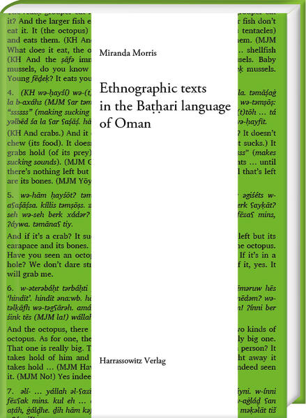 Ethnographic texts in the Ba??ari language of Oman | Miranda Morris