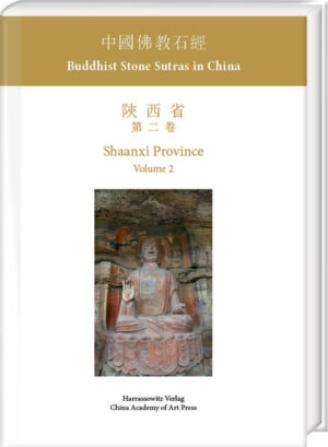 This is the second bilingual (Chinese/English) volume of three on Buddhist stone sutras in Shaanxi. The volume presents the engravings on the west wall of the cave at Jinchuanwan, one of the most spectacular Buddhist caves in medieval China, built in the 660s by followers of the Three Levels School. The first contribution by Claudia Wenzel connects this cave to broader histories of various cave forms, the inclusion of colossal Buddhas in such sites, and the textual and conceptual world of the Three Levels movement. Two further articles study texts carved on the west wall: Petra Rösch indicates that the Jinchuanwan Sutra on the Seven Rosters of Buddha Names is part of a protean constellation of ritual texts transmitted in various forms, presenting several texts and sites with apparent relations to Jinchuanwan. Michael Radich investigates the Rājāvavādaka-sūtra, discussing how textual identity and genre were constructed and received in the period surrounding the creation of Jinchuanwan. For the first time both texts are also translated into English. Finally, Fan Bo studies the material dimensions of four inscriptions preserved at the Forest of Steles Museum in Xi’an, which similarly have connections to the Three Levels Teaching. The authors also transcribe all four texts carved on the west wall in eight registers, fully documenting them with photographs and rubbings. Besides the previously mentioned scriptures, additional texts are the Diamond Perfection of Wisdom Sutra and the Sutra of the Lotus of the Wonderful Law. A table of selected variant characters carved inside the cave completes the volume.