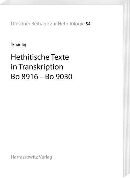 Hethitische Texte in Transkription Bo 8916-Bo 9030 | İlknur Taş