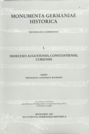 Dioeceses Augustensis, Constantiensis, Curiensis | Franz L. Baumann