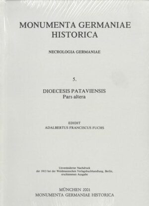 Dioecesis Pataviensis (Austria inferior) | Adalbert F. Fuchs