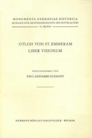 Otloh von St. Emmeram, Liber visionum | Paul G. Schmidt
