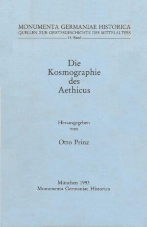 Die Kosmographie des Aethicus | Otto Prinz