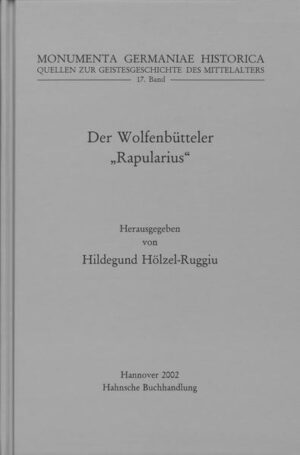 Der Wolfenbütteler "Rapularius" | Hildegund Hölzel-Ruggiu