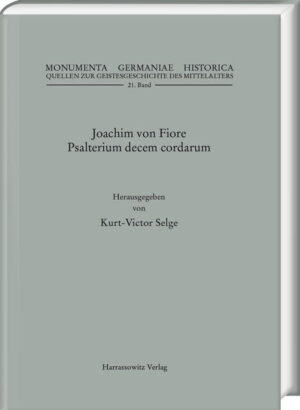 Joachim von Fiore, Psalterium decem cordarum | Kurt-Victor Selge
