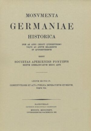 Constitutiones et acta publica imperatorum et regum (1345-1348) | Karl Zeumer, Richard Salomon