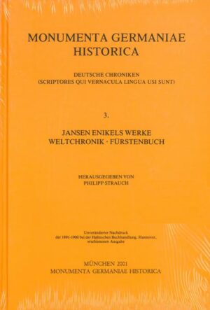 Jansen Enikels Werke. Weltchronik. Fürstenbuch | Philipp Strauch