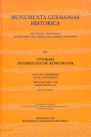 Ottokars österreichische Reimchronik | Joseph Seemüller
