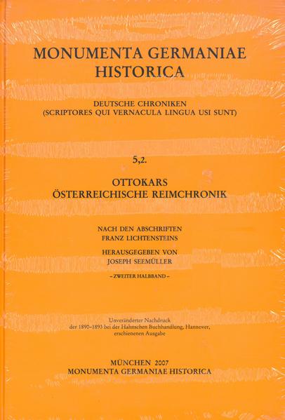 Ottokars österreichische Reimchronik | Joseph Seemüller