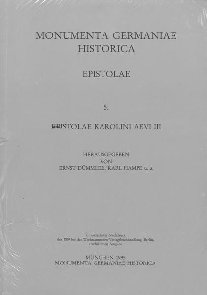 Epistolae Karolini aevi (III) | Ernst Dümmler, Karl Hampe