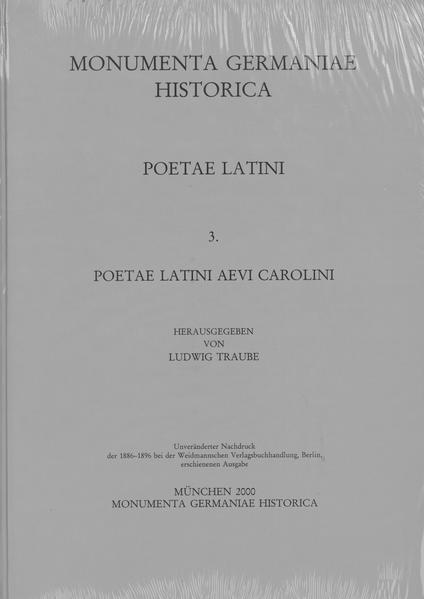 Poetae Latini aevi Carolini (III) | Ludwig Traube