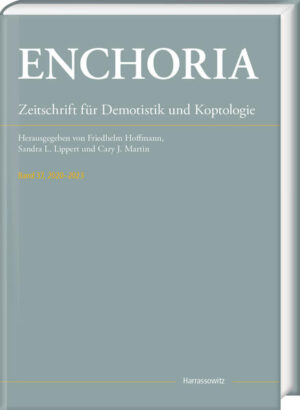 Enchoria 37 (2020-2023) | Friedhelm Hoffmann