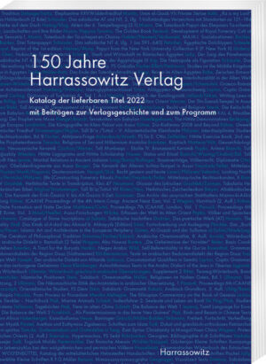 150 Jahre Harrassowitz Verlag | Barbara Krauß