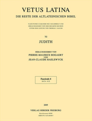 Vetus Latina oder ‚altlateinische Bibel‘ ist die Sammelbezeichnung für die große und sehr verschiedenartige Gruppe der lateinischen Bibeltexte, die seit dem 2. Jahrhundert in den christlichen Gemeinden in Gebrauch waren. Mit der Ausbreitung und dem Siegeszug des Christentums im Römischen Reich setzte sich das Lateinische als Verkehrssprache gegenüber dem Griechischen immer stärker durch-in Nordafrika ebenso wie in Spanien, England, Gallien und in Germanien. So entstand eine Vielzahl recht unterschiedlicher, oft ungenauer und bis dahin von der Kirche nie autorisierter Bibelübersetzungen, die in der Ausgabe Vetus Latina wissenschaftlich ediert werden.