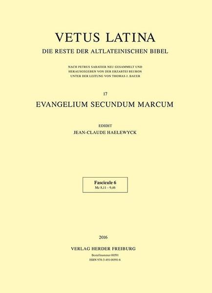 Vetus Latina oder ‚altlateinische Bibel‘ ist die Sammelbezeichnung für die große und sehr verschiedenartige Gruppe der lateinischen Bibeltexte, die seit dem 2. Jahrhundert in den christlichen Gemeinden in Gebrauch waren. Mit der Ausbreitung und dem Siegeszug des Christentums im Römischen Reich setzte sich das Lateinische als Verkehrssprache gegenüber dem Griechischen immer stärker durch-in Nordafrika ebenso wie in Spanien, England, Gallien und in Germanien. So entstand eine Vielzahl recht unterschiedlicher, oft ungenauer und bis dahin von der Kirche nie autorisierter Bibelübersetzungen, die in der Ausgabe Vetus Latina wissenschaftlich ediert werden.