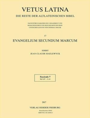 Vetus Latina oder ‚altlateinische Bibel‘ ist die Sammelbezeichnung für die große und sehr verschiedenartige Gruppe der lateinischen Bibeltexte, die seit dem 2. Jahrhundert in den christlichen Gemeinden in Gebrauch waren. Mit der Ausbreitung und dem Siegeszug des Christentums im Römischen Reich setzte sich das Lateinische als Verkehrssprache gegenüber dem Griechischen immer stärker durch-in Nordafrika ebenso wie in Spanien, England, Gallien und in Germanien. So entstand eine Vielzahl recht unterschiedlicher, oft ungenauer und bis dahin von der Kirche nie autorisierter Bibelübersetzungen, die in der Ausgabe Vetus Latina wissenschaftlich ediert werden.