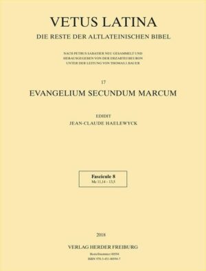 Vetus Latina oder ‚altlateinische Bibel‘ ist die Sammelbezeichnung für die große und sehr verschiedenartige Gruppe der lateinischen Bibeltexte, die seit dem 2. Jahrhundert in den christlichen Gemeinden in Gebrauch waren. Mit der Ausbreitung und dem Siegeszug des Christentums im Römischen Reich setzte sich das Lateinische als Verkehrssprache gegenüber dem Griechischen immer stärker durch-in Nordafrika ebenso wie in Spanien, England, Gallien und in Germanien. So entstand eine Vielzahl recht unterschiedlicher, oft ungenauer und bis dahin von der Kirche nie autorisierter Bibelübersetzungen, die in der Ausgabe Vetus Latina wissenschaftlich ediert werden.