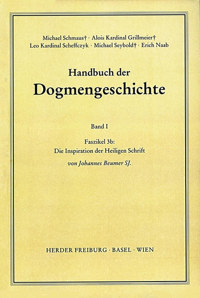 Dieser Band ist aus der Reihe "Handbuch der Dogmengeschichte". Die Bände können als Fortsetzung oder auch einzeln bezogen werden. Nähere Informationen erhalten Sie bei unserem Kundenservice unter der Tel.-Nr. 0049(0)761/2717-300 oder per E-Mail: kundenservice@herder.de