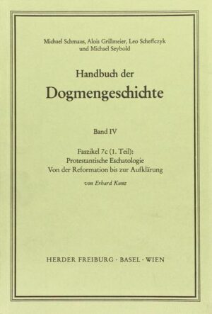 Dieser Band ist aus der Reihe "Handbuch der Dogmengeschichte". Die Bände können als Fortsetzung oder auch einzeln bezogen werden. Nähere Informationen erhalten Sie bei unserem Kundenservice unter der Tel.-Nr. 0049(0)761/2717-300 oder per E-Mail: kundenservice@herder.de