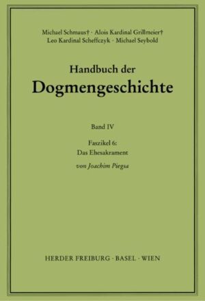 Piegsa bietet eine umfassende Darstellung der dogmengeschichtlichen Etappen des Ehesakraments: angefangen mit der biblischen Grundlegung des Eheverständnisses im Alten wie im Neuen Testament, über die patristische und scholastische Weiterentwicklung von Augustinus bis Thomas von Aquin, das Prinzip der "oikonomia" in der Ostkirche und der Unauflöslichkeit in der Westkirche, die Diskussion des Paulinischen Privilegs zur Wiederheirat bis hin zum neuzeitlich-naturalistischen Eheverständnis auf dem Weg über die Ablehnung der Sakramentalität durch die Reformatoren, die Ehelehre des Trienter Konzils, die bundestheologische Sicht des 2. Vaticanums, die nachfolgenden Enzykliken und den ökumenischen Dialog. Ein grundlegendes Werk.