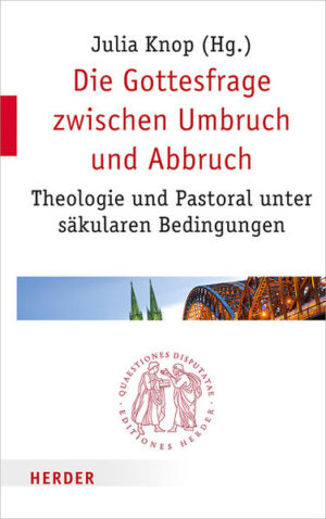 In der Gegenwart stellt sich die Gottesfrage vielen Menschen nicht einfach anders als früheren Generationen. Sie scheint als lebensrelevante Frage zunehmend gänzlich zu verschwinden. Religiöse Indifferenz wird zum Signum unserer Zeit. Hat die Theologie, hat kirchliche Praxis die jüngeren Umbrüche der Gottesfrage, die vielfach schlichtweg Abbrüche genannt werden müssen, bereits angemessen wahrgenommen und ernsthaft reflektiert? Was bedeutet das Phänomen religiöser Indifferenz für die Reflexion, Rekonstruktion und Verantwortung von Bekenntnisinhalten? Welchen Anforderungen müss(t)en kirchliche Verkündigung und Pastoral unter säkularen Bedingungen genügen? Welche gewohnten, für selbstverständlich genommenen theologischen und anthropologischen Voraussetzungen der Gottesthematik sind heute neu zu bedenken und ggf. zu korrigieren? In Band 297 der Reihe Quaestiones disputatae sondieren Theologen, Philosophen und Religionssoziologen diese Herausforderungen. Mit Beiträgen von: Florian Baab, Notker Baumann, Rainer Bucher, Benjamin Dahlke, Susanne Gillmayr-Bucher, Veronika Hoffmann, Hans-Joachim Höhn, Martin Kirschner, Tobias Kläden, Julia Knop, Kurt Kardinal Koch, Jan Loffeld, Friederike Nüssel, Gert Pickel, Dorothea Sattler, Michael Schüßler, Bernhard Spielberg, Eberhard Tiefensee, Robert Vorholt und Jürgen Werbick