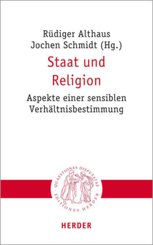 Dem Staat, den Kirchen und anderen Religionsgemeinschaften ist es ein Anliegen, als je eigenständige Größen der Gesellschaft zu deren Gemeinwohl beitragen. Will der Staat seine weltanschauliche Neutralität wahren, darf er sich nicht mit einer Religionsgemeinschaft identifizieren. Diese Zurückhaltung sollte jedoch nicht mit Indifferenz verwechselt werden. Zudem werden viele gewachsene Standards des Verhältnisses zwischen dem Staat und den christlichen Kirchen immer wieder auf ihre Plausibilität hin befragt und bedürfen einer ständigen Prüfung auch und gerade mit Blick auf den staatsreligionsrechtlichen Status des Islam. Die in Band 303 der Reihe Quaestiones disputatae versammelten Beiträge widmen sich schlaglichtartig aus verschiedenen-christlich-theologischen, jüdisch-theologisch, islamisch-theologischen und staatsreligionsrechtlichen-Perspektiven diesem Beziehungsgeflecht von Staat und Religion und fragen: Wie viel Religion verträgt der Staat? Wie viel Staat verträgt die Religion? Ja vertragen sie sich? Mit Beiträgen von Rüdiger Althaus, Elisa Klapheck, Martin Leutzsch, Hamideh Mohagheghi, Nils Petrat, Gerhard Robbers, Jochen Schmidt, Harald Schroeter-Wittke, Henning Wachter, Günter Wilhelms, Abraham de Wolf, Rita Burrichter, Barbara Traub