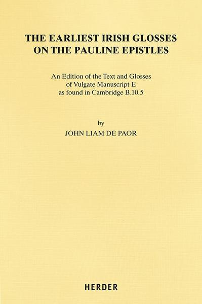 The main focus for this work is on the text of the glosses rather than their history, transcribing the text accurately, identifying its sources, and thus making it available so that eventually it may be possible to get some idea how it serves to highlight the text and message of Paul as these scholars read and understood it from the seventh to the ninth century.