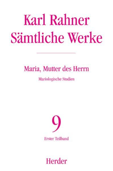 Der Band publiziert aus dem Nachlaß erstmals vollständig K. Rahners Abhandlung über das Dogma von 1950, die "Aufnahme Marias mit Leib und Seele in die himmlische Herrlichkeit". Bereits einige Jahre vor der zu erwartenden Dogmatisierung dieser alten kirchlichen Glaubensüberzeugung schien es K. Rahner angezeigt, bestehende und aufkommende mariologische Fragen in einer umfassenden Abhandlung zu klären. Er hatte seine Arbeit im Wesentlichen vor dem 1. November 1950, dem Tag der Verkündigung des Dogmas, abgeschlossen. Bis heute wurde K. Rahners Assumptio-Arbeit jedoch nicht veröffentlicht, da die ordensübliche Zensur Nachbesserungen verlangte, die Rahner aus Überzeugung, aber auch aus Zeitgründen letztlich nicht in Angriff nahm. Rahner hat diese seine Mariologie weiter vertreten und vertieft in zahlreichen hier ebenfalls abgedruckten Schriften zur Verteidigung und Erläuterung des Dogmas, in Predigten, Einzelstudien und Rezensionen.