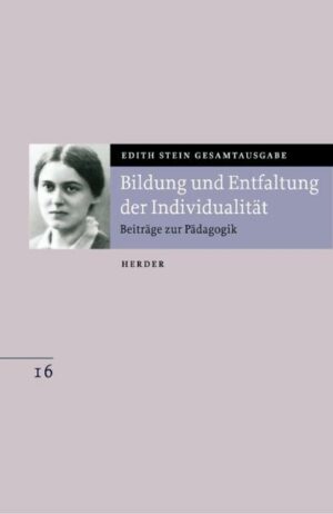 Edith Stein Gesamtausgabe / C: Schriften zur Anthropologie und Pädagogik | Bundesamt für magische Wesen