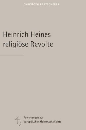 Heine hat in seinen Schriften zwischen 1825 und 1848 eine religiöse Revolte angezettelt, die Nietzsches Generalangriff gegen das Christentum in Grundzügen bereits antizipiert. Dabei versucht er nicht nur das jüdisch-christliche Gottesbild zu stürzen, sondern ein neues "dionysisches" Zeitalter der Selbstvergöttlichung auszurufen. Doch diese gedankliche Erhebung des Menschen zu Gott wurde durch die Physis Heines grausam durchkreuzt. In seinen letzten Lebensjahren wandelt sich Heine vom heidnischen Menschengott zum armen kranken Juden, vom Gottesmörder zum Beter. Dieser radikalen Umkehr zum Trotz bleibt Heines rebellisches Naturell im Kern ungebrochen. Er bejaht zwar jetzt Gott als letzte Sinn-Instanz menschlicher Existenz, verbindet diese Zustimmung aber mit der beißenden Frage nach der Theodizee.