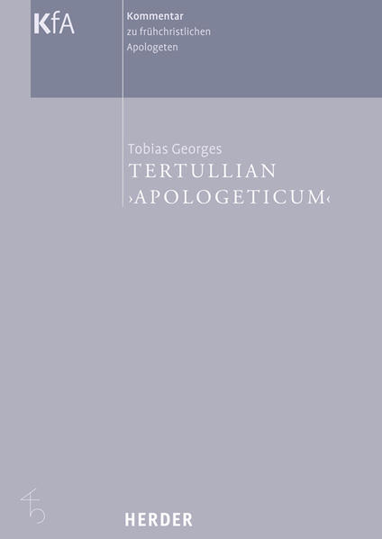 Tertullian ist der erste uns bekannte lateinischsprachige christliche Autor. Sein Apologeticum gilt als Meisterwerk der christlichen Apologetik am Übergang vom zweiten zum dritten Jahrhundert. Es bietet einen hervorragenden Einblick in die Auseinandersetzung der frühen Christen mit ihrer mehrheitlich nichtchristlichen Umwelt sowie in Tertullians spezifische Weise, seinen Glauben darzulegen und zu verteidigen. Der vorliegende Band liefert die erste durchgängige Kommentierung dieses Werkes in deutscher Sprache und profiliert insbesondere die kirchen- und theologiegeschichtlichen Bezüge. Der Kommentar bietet eine neue Übersetzung des Apologeticums ins Deutsche.