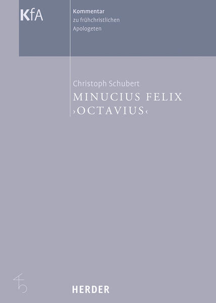 Der "Octavius" des zum Christentum bekehrten römischen Rechtsanwalts Minucius Felix (3. Jh.) ist ein szenisch gerahmter Dialog zwischen einem Heiden, der das Christentum angreift, und einem Christen, der es verteidigt, und dem Autor als Schiedsrichter. Minucius geht es darum, das Christentum als wahre Religion, zu empfehlen. Der "Octavius" kann somit als Dokument frühchristlicher Öffentlichkeitsarbeit, als Werbeschrift für Gebildete gelten.