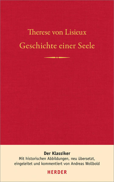 Therese von Lisieux, eigentlich Theresia vom Kinde Jesus und vom heiligen Antlitz (1873-1897), hat mit ihrer selbst verfassen Lebensgeschichte, die unter dem Titel "Geschichte einer Seele" veröffentlicht wurde, ein spirituelles Buch hinterlassen, das bis heute weltweit stark rezipiert wird. Auch in Deutschland ist Thereses Text der Hingabe an Gott und die Mitmenschen zu einem Klassiker der spirituellen Literatur geworden. Andreas Wollbold hat dieses bedeutende Buch für die heutige Zeit neu übersetzt und durch viele Anmerkungen neu erschlossen. Zahlreiche historische Abbildungen illustrieren den Lebensweg Thereses, die 1925 heiliggesprochen und 1997 zur Kirchenlehrerin erhoben wurde.