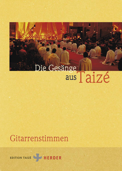 Die "Gesänge aus Taizé" erfreuen sich überall auf der Welt ständig wachsender Beliebtheit. Dieser neue Ergänzungsband zu den Gesängen aus Taizé enthält die Gitarrenbegleitungen zu den meisten Taizé-Gesängen in unterschiedlichen Schwierigkeitsstufen und Varianten. Ein willkommenes Angebot für Sologitarre und Ensembles, Anfänger und Fortgeschrittene bzw. für Keyboardspieler, die-wie z.B. in Taizé üblich-den Gitarrenklang spielen.