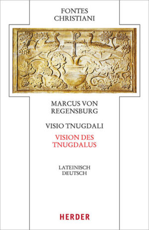 Die Visio Tnugdali (abgefasst Mitte des 12. Jh.) schildert die Jenseitsreise des irischen Ritters Tnugdal, die der sonst unbekannte Mönch Marcus erzählt. Der Weg durch Feuer und Schwefel hin zu den paradiesischen Himmelsorten zeigt ein eindrucksvolles Panorama von Himmel und Hölle.