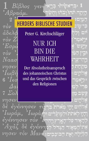 Heute wie im 1. Jahrhundert n. Chr. leben Christinnen und Christen eng mit anderen religiösen Bekenntnissen zusammen. In der modernen pluralistischen Gesellschaft diskutieren die Religionen ihr Verhältnis zueinander intensiver als je zuvor, insbesondere über ihren eigenen Anspruch auf Wahrheit. Kirchschläger widmet sich aus bibelwissenschaftlicher Sicht den Konsequenzen der unterschiedlichen Wahrheitsansprüche anhand relevanter Textabschnitte aus dem Johannesevangelium.